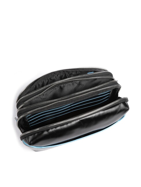 BLUE SQUARE Organized leather pouch Black - Tablet holder& Organizer