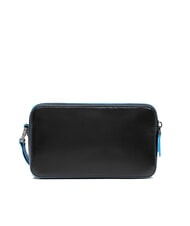 PIQUADRO BLUE SQUARE Leather clutch bag Black - Women’s Bags - 3