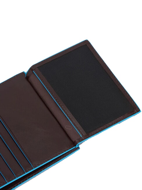 BLUE SQUARE Vertical leather wallet MAHOGANY - Men&rsquo;s Wallets