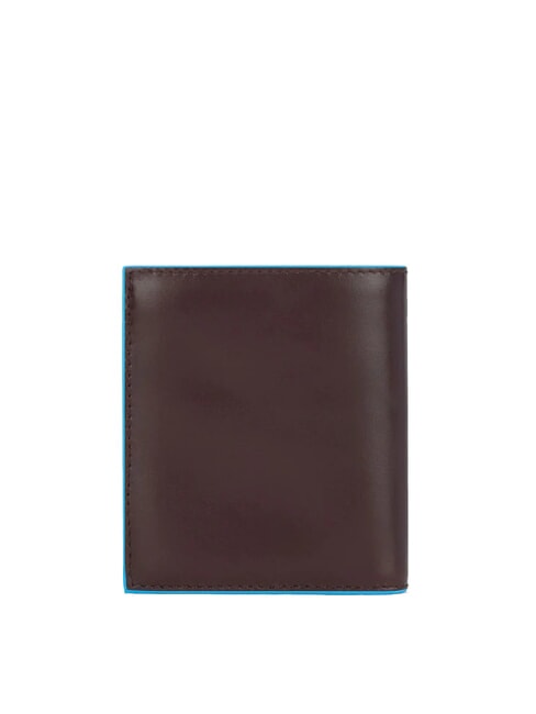 BLUE SQUARE Vertical leather wallet MAHOGANY - Men&rsquo;s Wallets