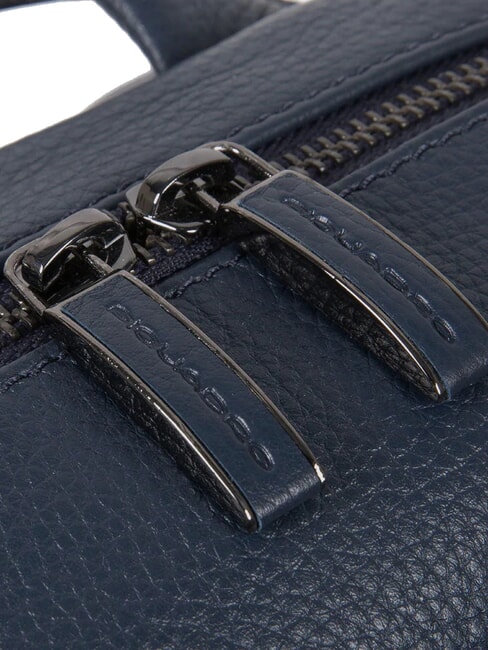 MODUS SPECIAL Leather backpack for PC 14 " blue - Laptop backpacks