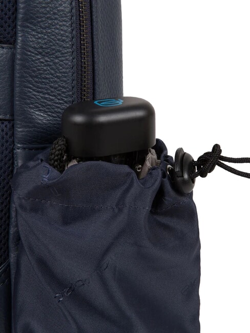 MODUS SPECIAL Leather backpack for PC 14 " blue - Laptop backpacks