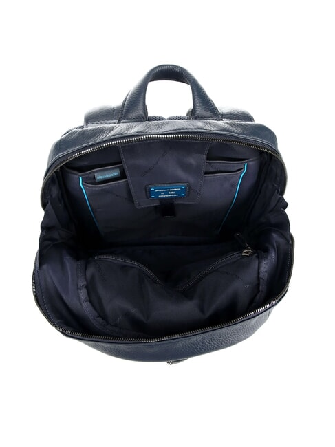 MODUS SPECIAL Leather backpack for PC 14 " blue - Laptop backpacks