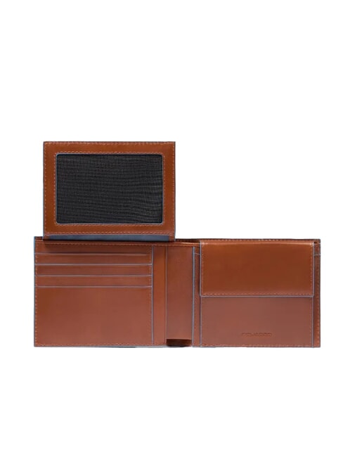 wallet BLUE SQUARE line, in leather BROWN - Men&rsquo;s Wallets
