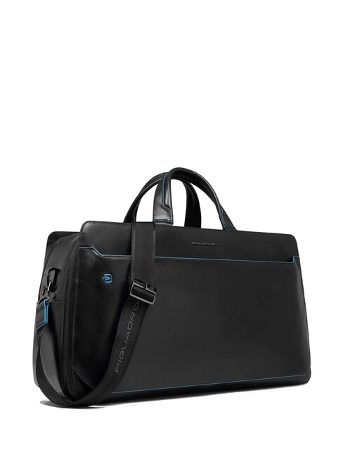 BLUE SQUARE Leather duffel bag Black - Duffle bags
