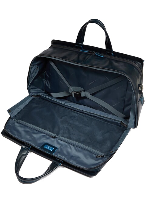 BLUE SQUARE Leather duffel bag Black - Duffle bags