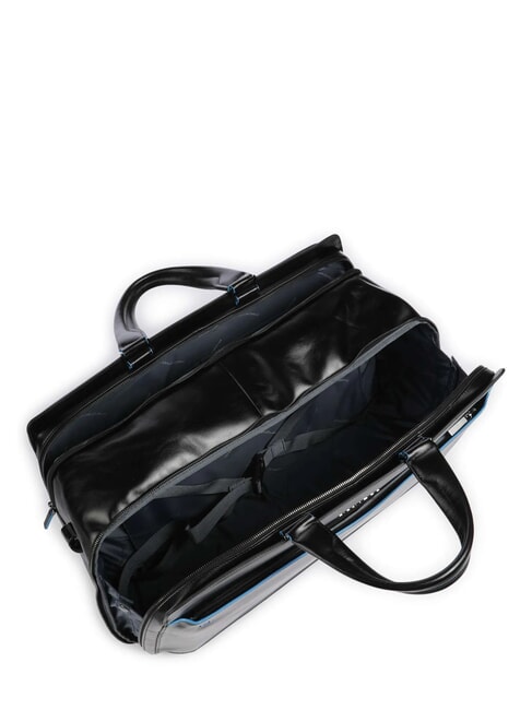 BLUE SQUARE Leather duffel bag Black - Duffle bags