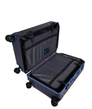 PIQUADRO ALU BLUE SQUARE Medium Trolley - Rigid Trolley Cases