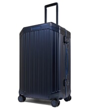 PIQUADRO ALU BLUE SQUARE Medium Trolley blue - Rigid Trolley Cases - 3