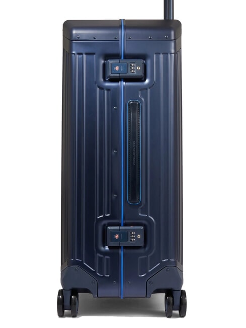ALU BLUE SQUARE Medium Trolley blue - Rigid Trolley Cases