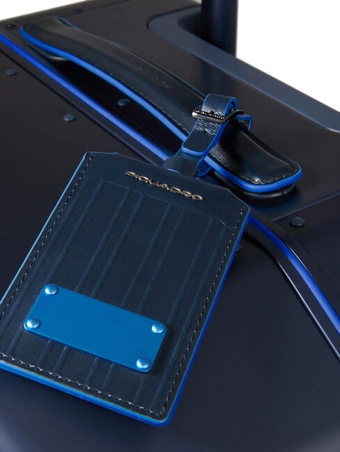 ALU BLUE SQUARE Medium Trolley blue - Rigid Trolley Cases