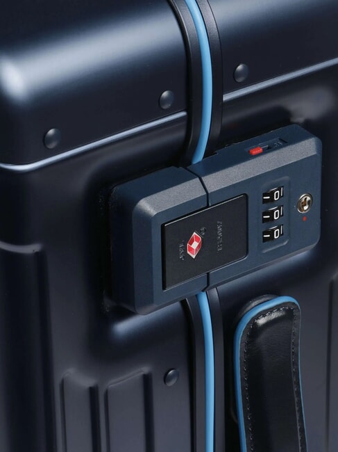 ALU BLUE SQUARE Hand Luggage Trolley blue - Hand luggage