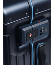 PIQUADRO ALU BLUE SQUARE Hand Luggage Trolley blue - Hand luggage - 4