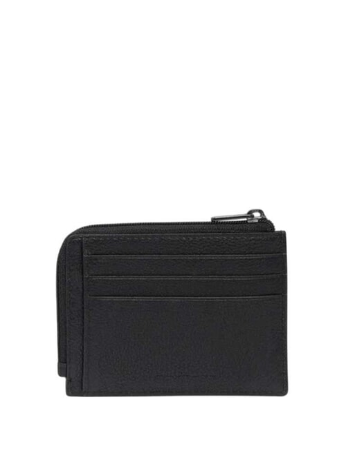 CRONUS Leather card holder Black - Men’s Wallets