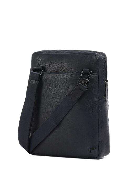 CRONUS Leather iPad bag blue - Over-the-shoulder Bags for Men