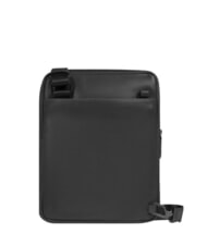 PIQUADRO CRONUS Leather iPad bag Black - Over-the-shoulder Bags for Men - 3