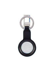 PIQUADRO BLUE SQUARE Leather keychain for airtag - Key holders