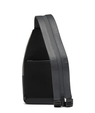 PIQUADRO URBAN One-shoulder backpack with iPad®mini holder black grigiongr - Over-the-shoulder Bags for Men - 3