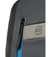 PIQUADRO URBAN One-shoulder backpack with iPad®mini holder black grigiongr - Over-the-shoulder Bags for Men - 5