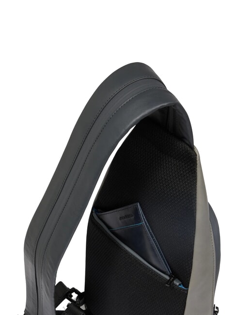 URBAN One-shoulder backpack with iPad®mini holder black grigiongr - Over-the-shoulder Bags for Men