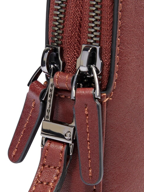 BLACK SQUARE Men's leather clutch bag with wristlet LEATHER - Tablet holder& Organizer