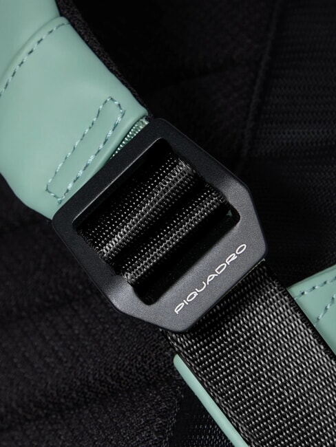 CORNER SPECIALE GOMMATO Roll-top backpack for 15.6" laptop GREEN - Laptop backpacks