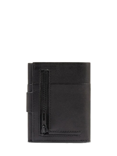 HARPER Compact leather wallet Black - Men’s Wallets