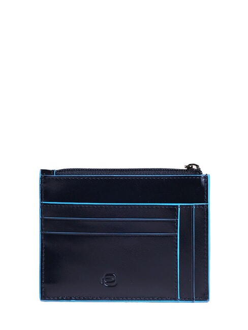 BLUE SQUARE Leather card holder / coin purse blue - Men&rsquo;s Wallets