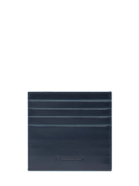 BLUE SQUARE Leather card holder blue - Men’s Wallets