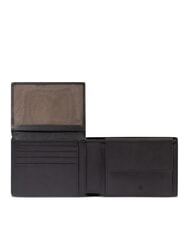 PIQUADRO HARPER Wallet with coin purse, in leather Black - Men&rsquo;s Wallets - 2