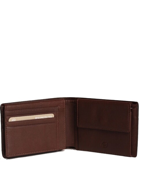 HARPER Wallet with coin purse, in leather MORO - Men&rsquo;s Wallets