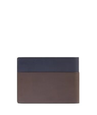 PIQUADRO HARPER Men's Leather Wallet blue/dark brown - Men&rsquo;s Wallets - 3