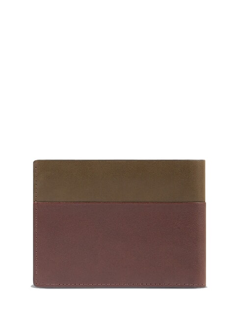 HARPER Men's Leather Wallet green / dark brown - Men&rsquo;s Wallets