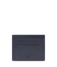 PIQUADRO HARPER Flat leather card holder blue/dark brown - Men&rsquo;s Wallets - 2