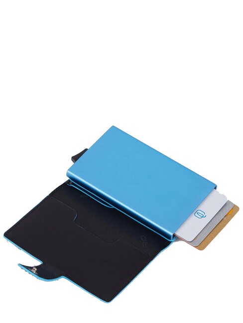 BLUE SQUARE Leather card holder wallet Black - Men&rsquo;s Wallets