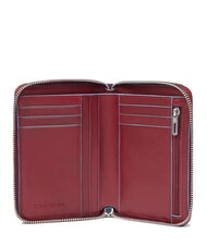 PIQUADRO BLUE SQUARE Zip-around wallet RED - Women’s Wallets - 2