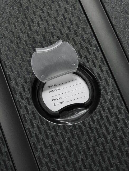 BELMONT PLUS MR Large, expandable trolley Black - Rigid Trolley Cases