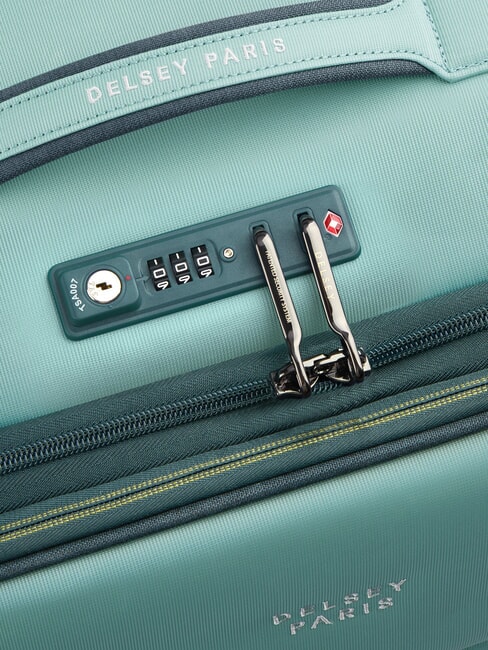 BROCHANT 3 Medium Trolley, Expandable sea blue - Rigid Trolley Cases