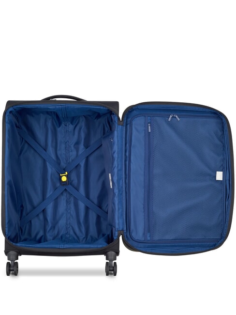 BROCHANT 3 Medium Trolley, Expandable deep black - Rigid Trolley Cases