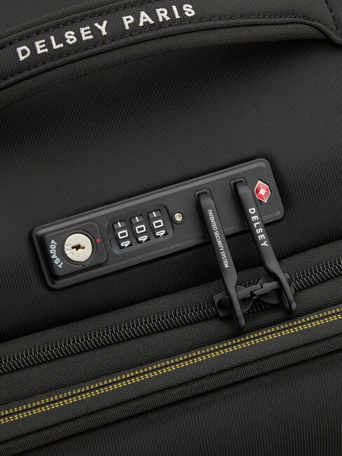 BROCHANT 3 Medium Trolley, Expandable deep black - Rigid Trolley Cases