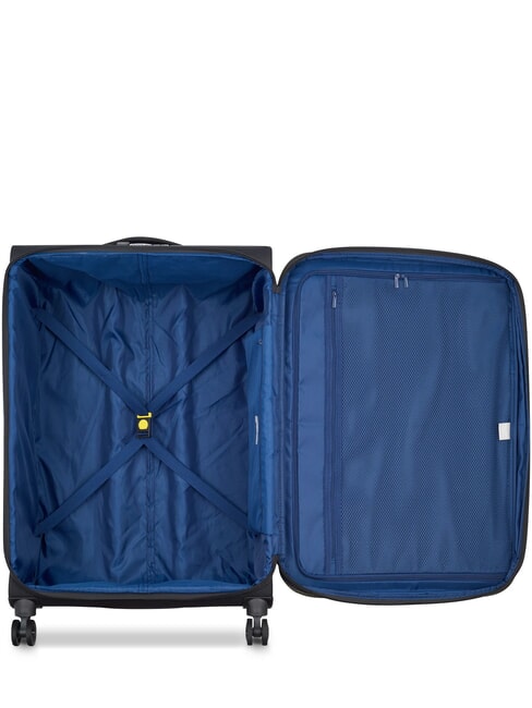 BROCHANT 3 Large, expandable trolley deep black - Rigid Trolley Cases