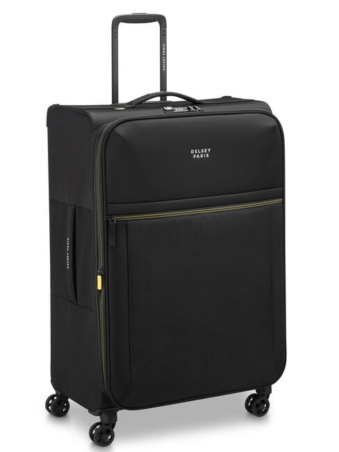 BROCHANT 3 Large, expandable trolley deep black - Rigid Trolley Cases