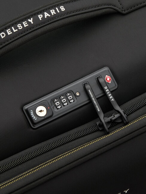 BROCHANT 3 Large, expandable trolley deep black - Rigid Trolley Cases