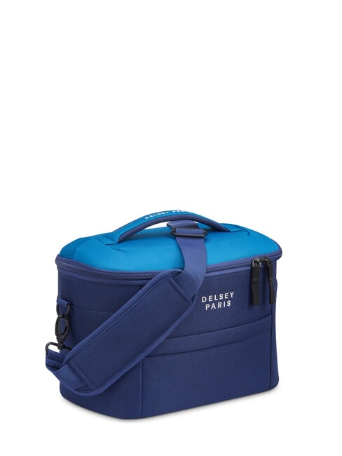 BROCHANT 3 Beauty case with shoulder strap sea blue - Beauty Case