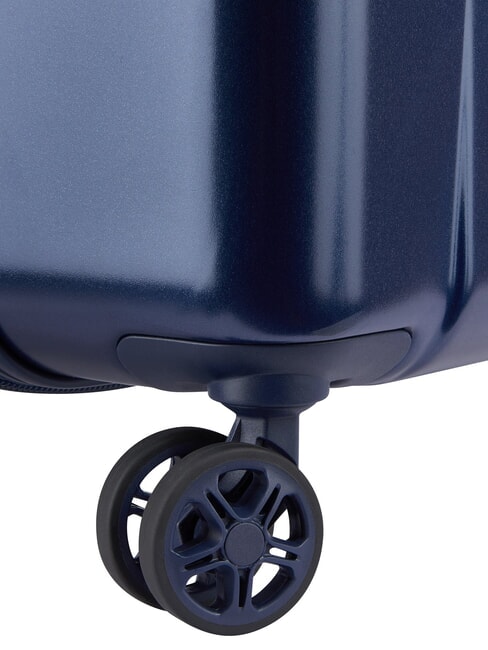 CAUMARTIN PLUS  Large size trolley with 4 double wheels lightblue - Rigid Trolley Cases