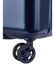 DELSEY CAUMARTIN PLUS  Large size trolley with 4 double wheels lightblue - Rigid Trolley Cases - 5