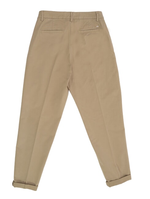 TH Stretch cotton trousers beige - Women's Pants
