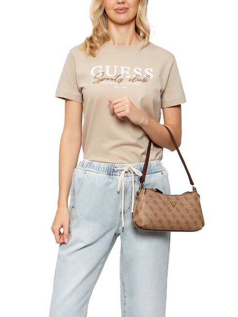 NOELLE 2 Shoulder bag, crossbody bag latte logo / brown - Women’s Bags