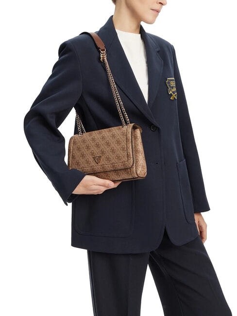 NOELLE 2 Convertible bag with flap latte logo / brown - Women&rsquo;s Bags