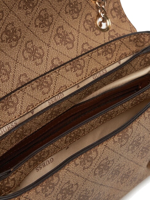 NOELLE 2 Convertible bag with flap latte logo / brown - Women&rsquo;s Bags